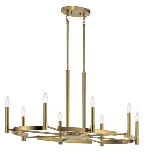 Kichler 52429BNB Fixture Modern elegance is simple. The Tolani 8 light