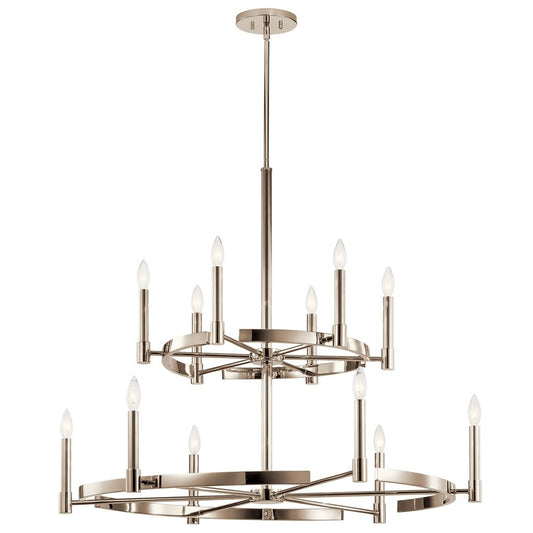 Kichler 52428PN Fixture Modern elegance is simple. The Tolani 12 light