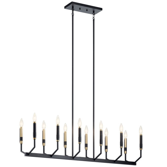 Kichler 52350BK Fixture The Armand(TM) 42.75 inch 12 Light Linear