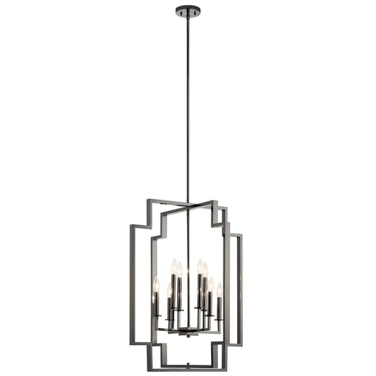 Kichler 43966MCH Fixture The Downtown Deco 32.25 inch 8 light foyer