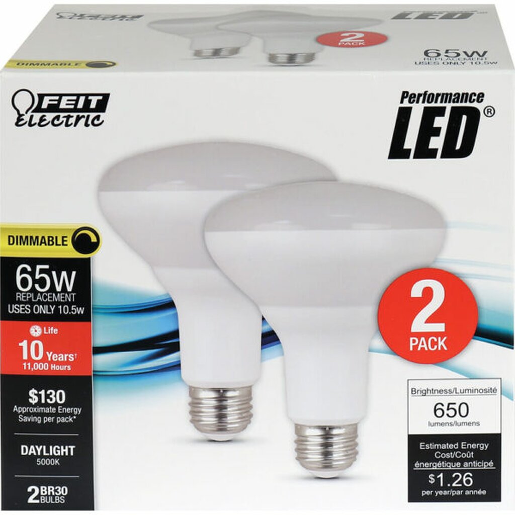 Feit Electric BR30DM/850/10KLED/2 10.5W BR30 LED Light Bulb