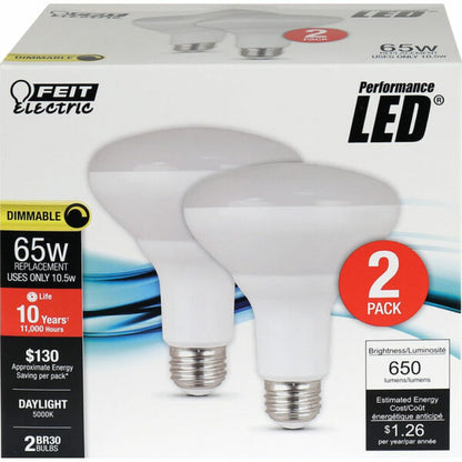 Feit Electric BR30DM/850/10KLED/2 10.5W BR30 LED Light Bulb