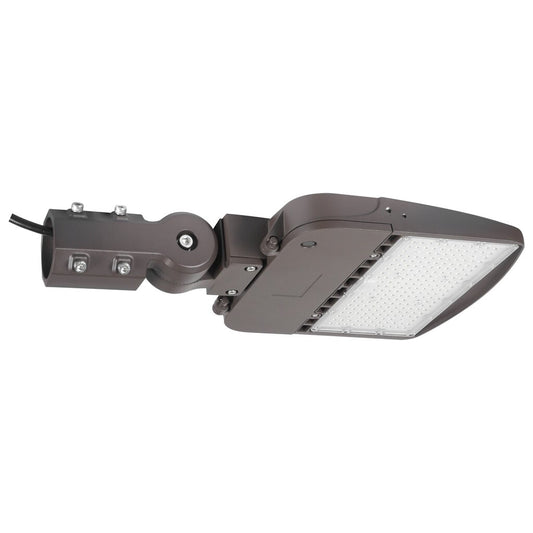 Satco 65-840 100W LED Area Light Fixture Type III; Bronze Finish;