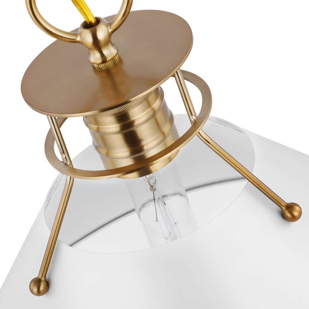 Satco 60-7526 Pendant Fixture Outpost; 1 Light; Large Matte White with