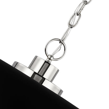 Satco 60-7488 Pendant Fixture Colony; 1 Light; Large Matte Black with