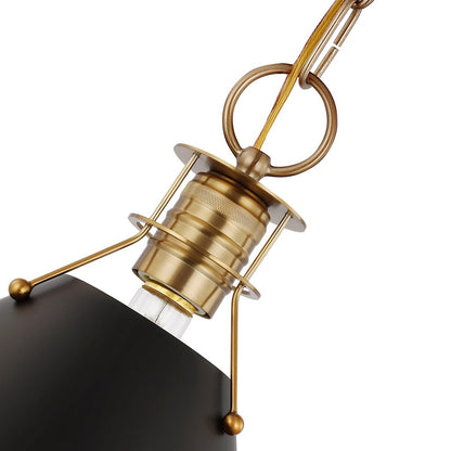 Satco 60-7523 Pendant Fixture Outpost; 1 Light; Medium Matte Black