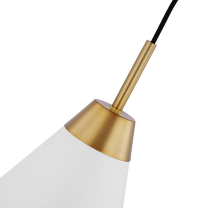 Satco 60-7474 Pendant Fixture Tango; 1 Light; Medium Matte White with