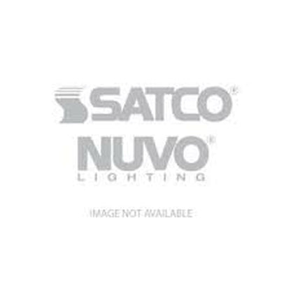 Satco 60-112 Wall Lantern Fixture 1 Light; 6 Inch; Porch; Wall; White