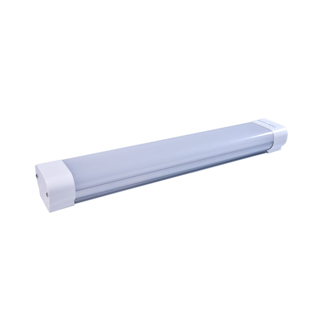 Satco 65-832 20W LED Vapor Tight Fixture 2 Foot; Tri-Proof Linear with