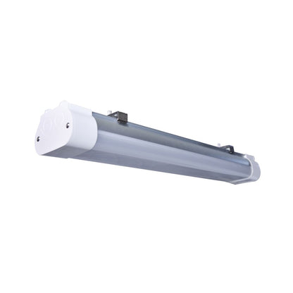 Satco 65-830 20W LED Vapor Tight Fixture 2 Foot; Tri-Proof Linear CCT