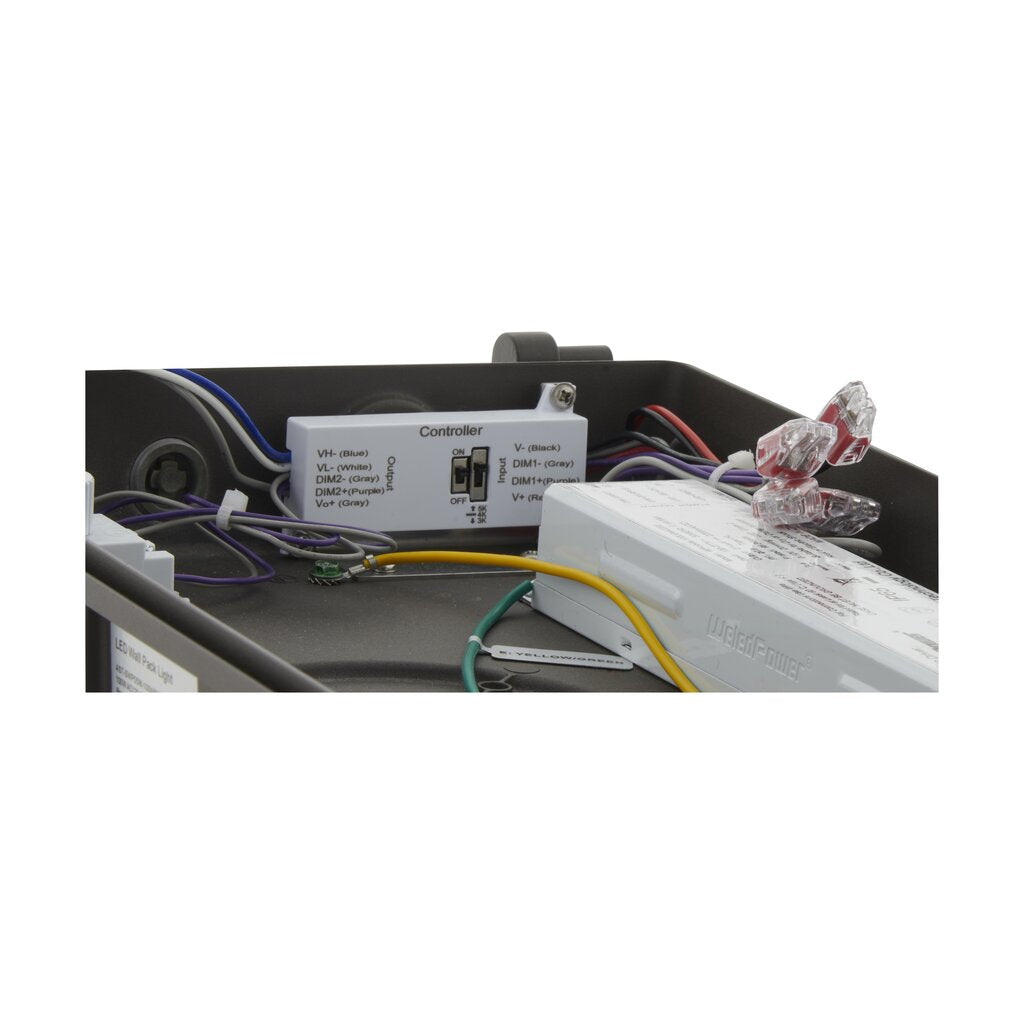 Satco 65-757 29W/40W/60W LED Wall Pack Fixture CCT and Wattage