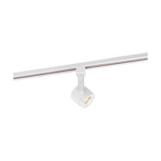 Satco TH496 12W LED Track Head Fixture Piston White; 24 deg. Beam