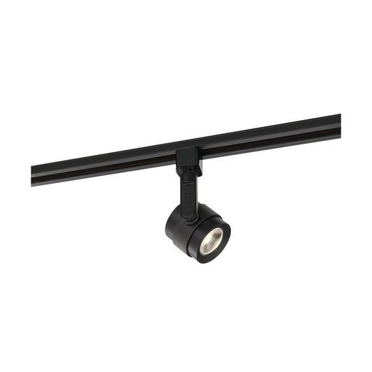 Satco TH494 12W LED Track Head Fixture Piston Black; 24 deg. Beam
