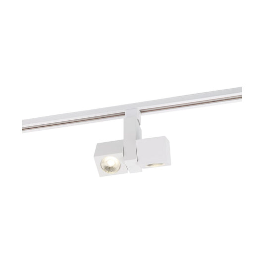 Satco TH486 24W LED Track Head Fixture Dual Square; White; 24 deg.