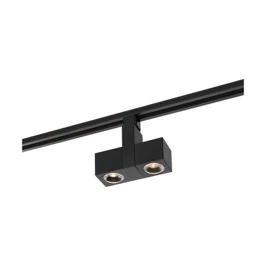 Satco TH485 24W LED Track Head Fixture Dual Square; Black; 36 deg.