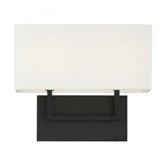 Satco 60-6719 Vanity Fixture Tribeca; 2 Light; Aged Bronze Finish with