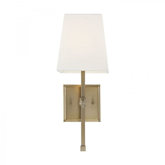Satco 60-6707 Vanity Fixture Highline; 1 Light; Burnished Brass Finish