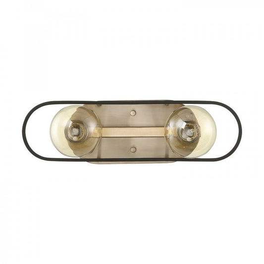 Satco 60-6652 Vanity Fixture Chassis; 2 Light; Copper Brushed Brass