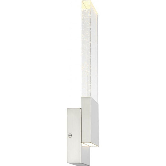 Satco 62-1503 13W LED Sconce Fixture Ellusion; Large Wall Polished
