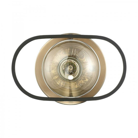 Satco 60-6651 Sconce Fixture Chassis; 1 Light; Wall Copper Brushed