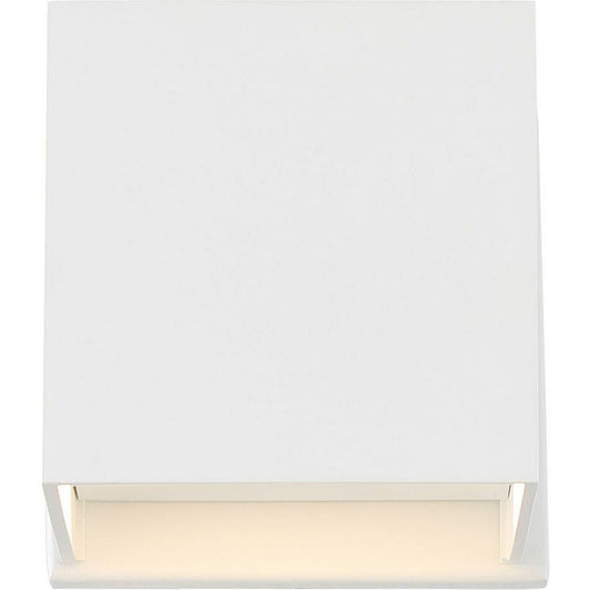 Satco 62-1467 5W LED Sconce Fixture Lightgate; White Finish; 3000K