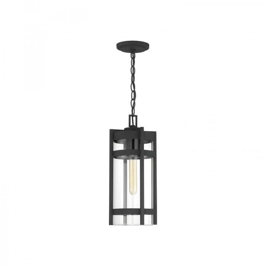 Satco 60-6574 Hanging Lantern Fixture Tofino; 1 Light; Textured Black
