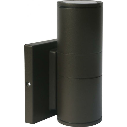 Satco 62-1139 10W LED Sconce Fixture 1 Light; Small Up or Down Bronze