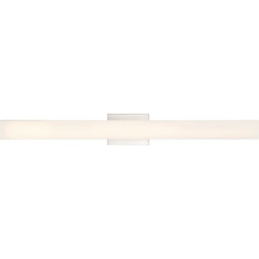 Satco 62-1332 39W LED Vanity Fixture Jess; Large Brushed Nickel Finish