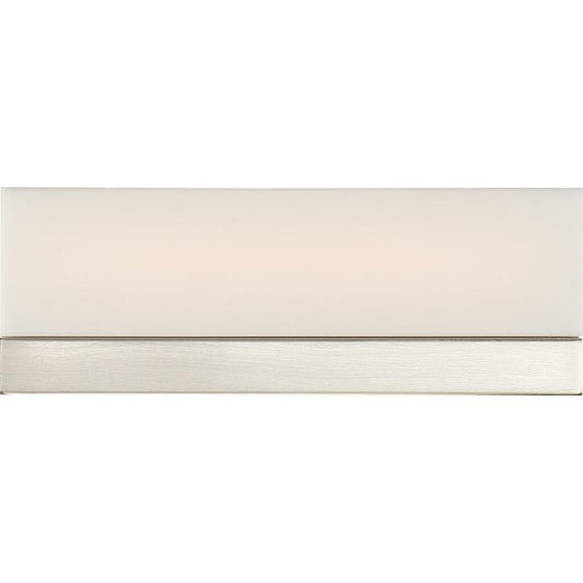Satco 62-1327 13W LED Vanity Fixture Jackson; Small Brushed Nickel