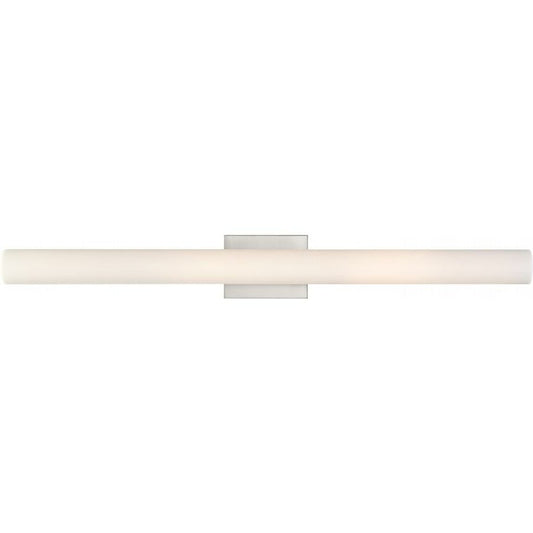 Satco 62-1323 39W LED Vanity Fixture Bend; Large Brushed Nickel Finish