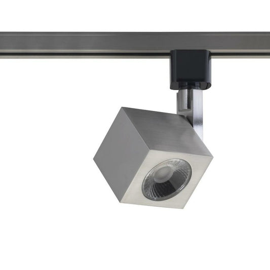 Satco TH465 12W LED Track Head Fixture 1 Light - Square Brushed Nickel