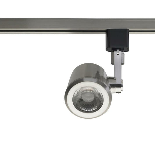 Satco TH457 12W LED Track Head Fixture 1 Light - Taper Back Brushed