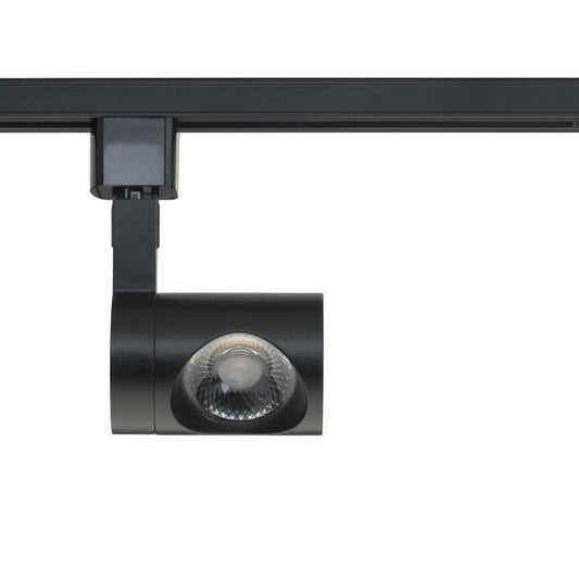 Satco TH442 12W LED Track Head Fixture 1 Light - Pipe Black 24 Deg.