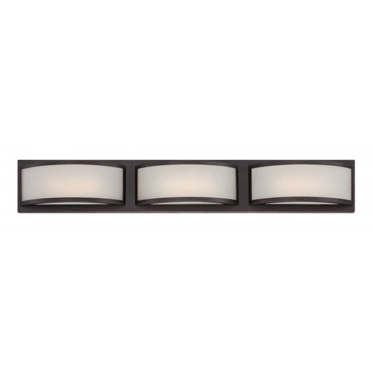 Satco 62-316 30W LED Vanity Fixture Mercer; (3) Wall Sconce; Frosted