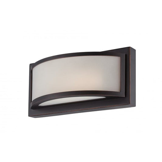 Satco 62-314 10W LED Vanity Fixture Mercer; (1) Wall Sconce; Frosted