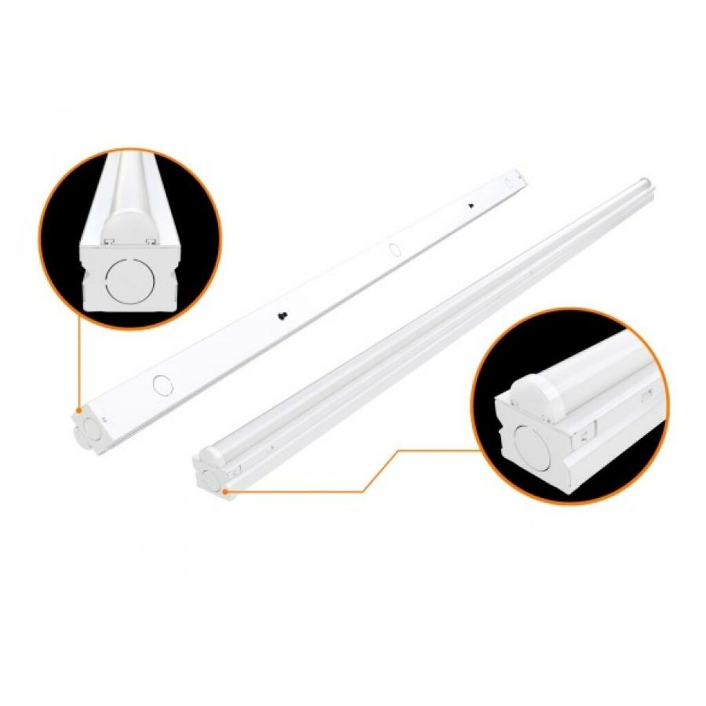 Satco 65-1101 24W LED Linear Strip Fixture 4 ft.; Strip Light; White