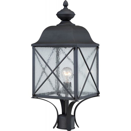 Satco 60-5625 Post Lantern Fixture Wingate; 1 light; Outdoor Post with
