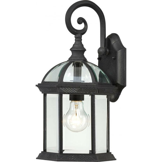 Satco 60-4963 Wall Lantern Fixture Boxwood; 1 Light; 15 in.; Outdoor