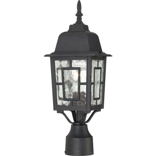 Satco 60-4929 Post Lantern Fixture Banyan; 1 Light; 17 in.; Outdoor