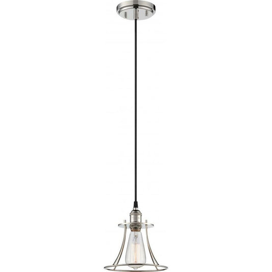 Satco 60-5411 Pendant Fixture Vintage; 1 Light; Caged Vintage Lamp
