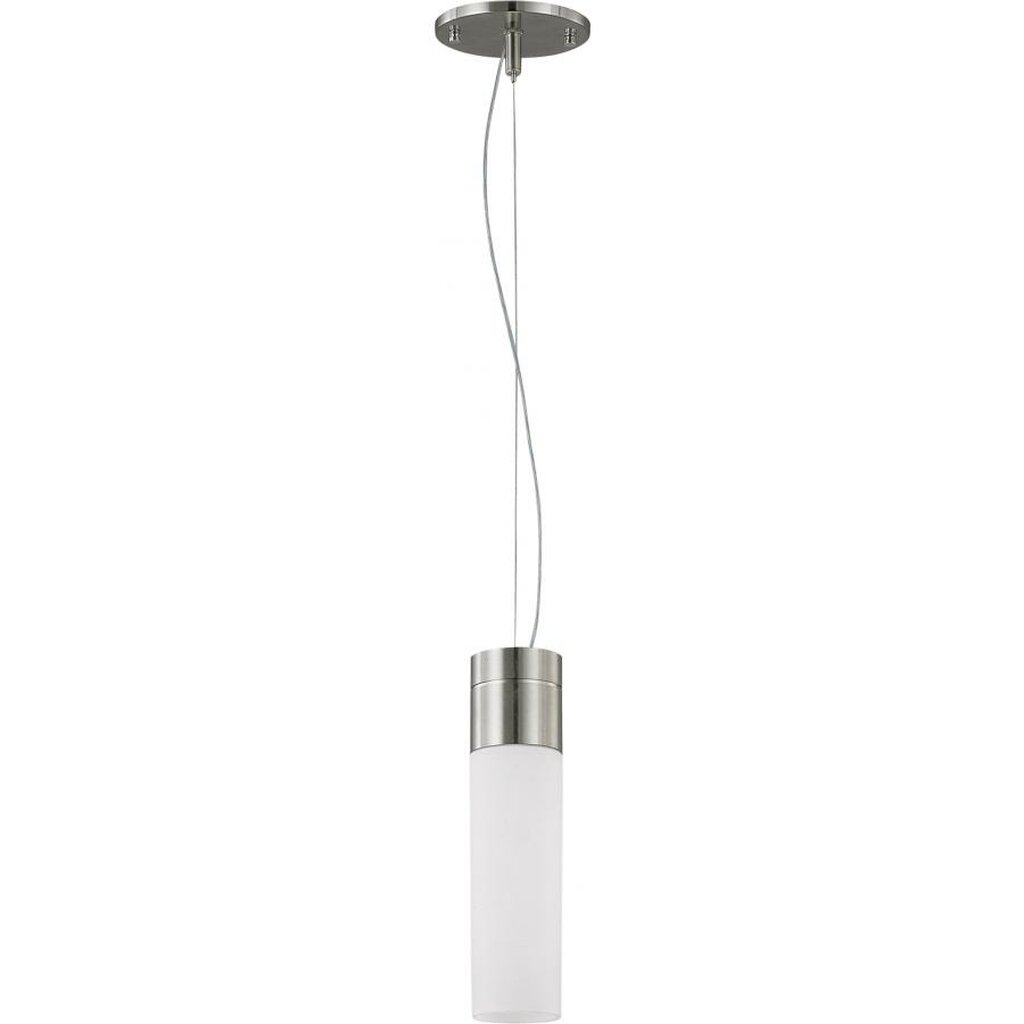 Satco 60-2932 Pendant Fixture Link; 1 Light; Tube with White Glass