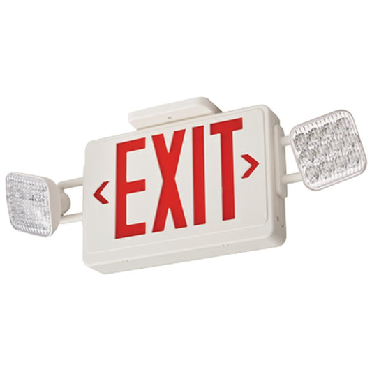 Lithonia ECRG RD M6 LED Fixture Thermoplastic exit/unit combo