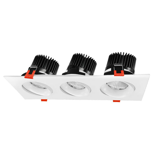 Luxrite LR32185 36W LED Triple Head Dimmable Fixture TRIPLE-HEAD