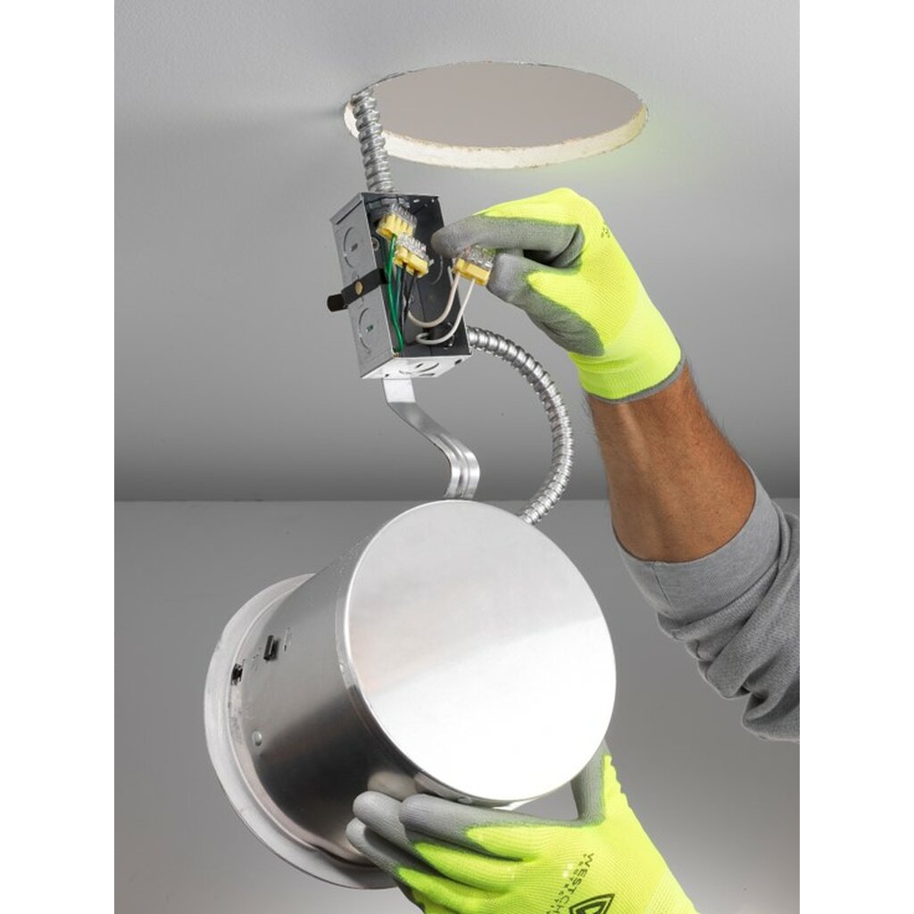 Juno QC4 W G J6 Fixture 4" New Construction IC Housing with push in