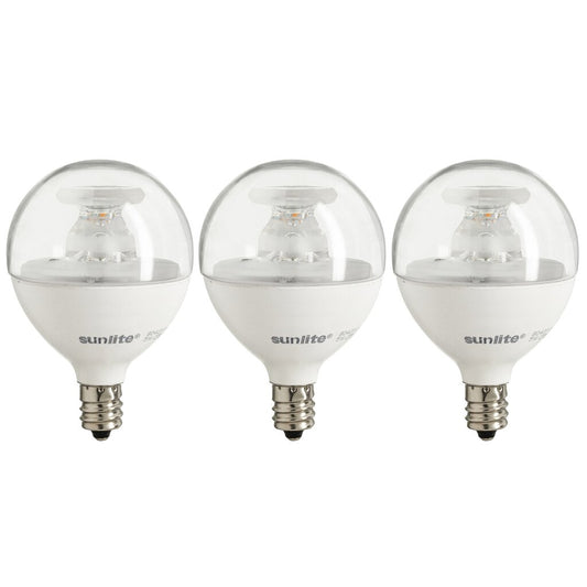 6 pack - Sunlite 40293-SU 5W G16.5 Warm White LED Light Bulb