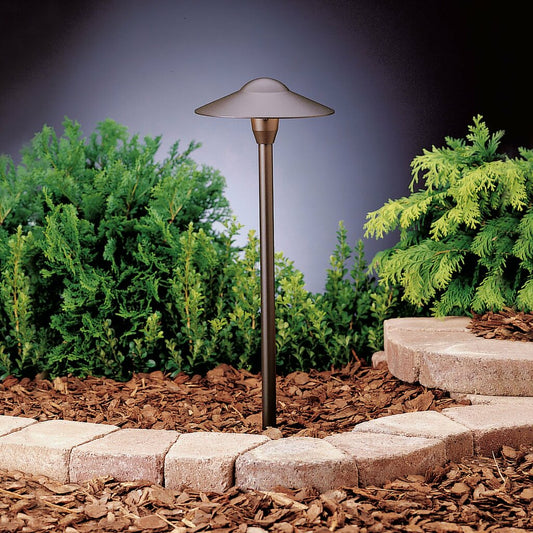 Kichler 15310AZT Fixture DOME PATH LIGHT - A wider path and spread