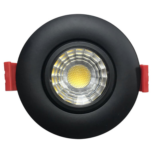Luxrite LR23221 8W LED Gimbal Dimmable Fixture LED8W/DL3/GB/5CCT/RD/BK