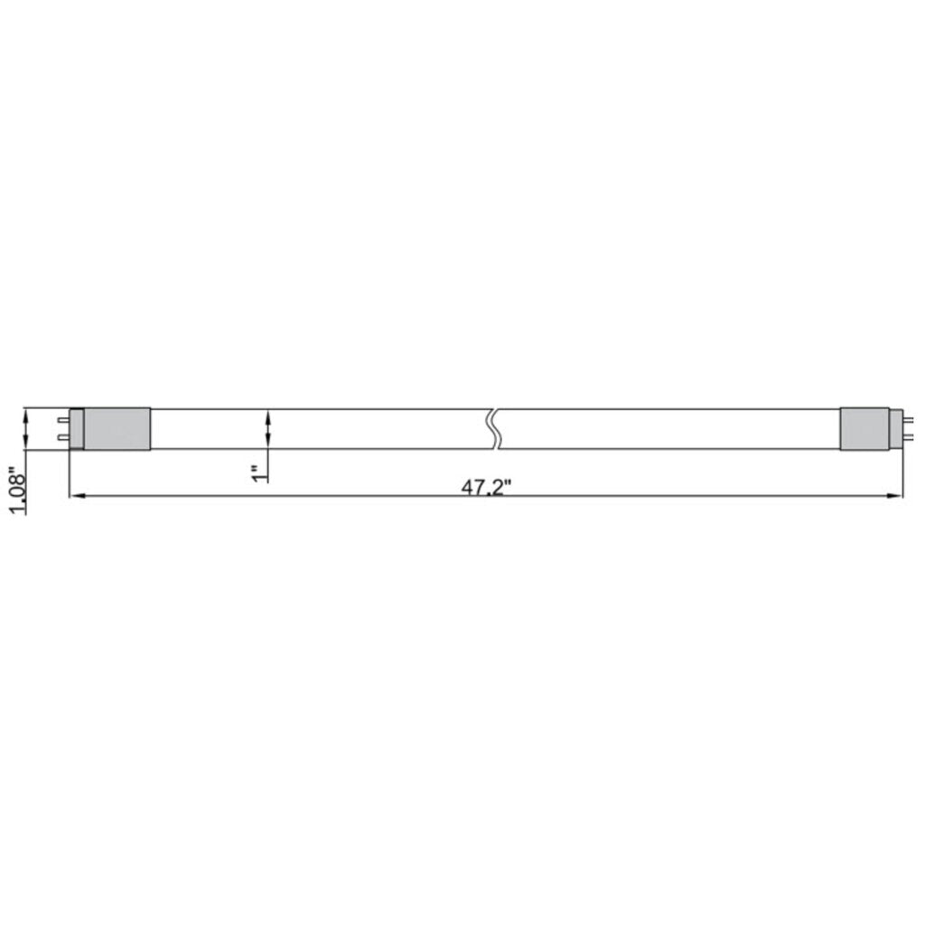 LED One LOC-T84FT-24W50KPCF B 24W T8 LED Light Bulb