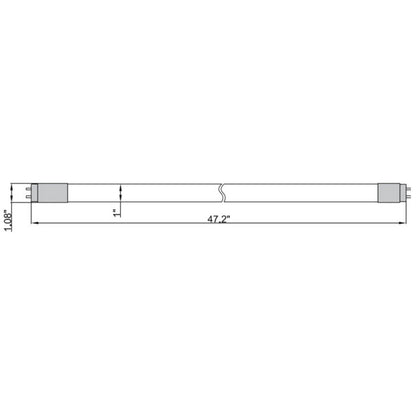 LED One LOC-T84FT-24W50KPCF B 24W T8 LED Light Bulb