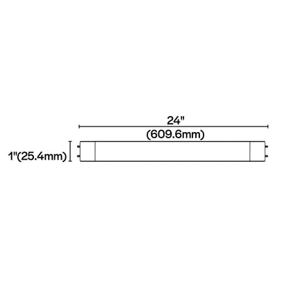 Halco 82357 8W T8 LED Light Bulb
